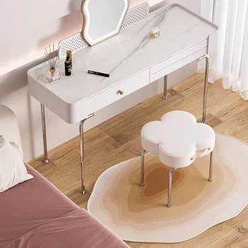 Скандинавска хол, Тоалетка, стол за спални, стол, направен от неръждаема стомана, Съвременна скамеечка за краката, Мобилни столове, Аксесоари за дома, мебели