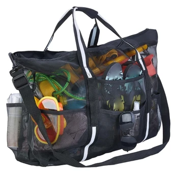 2024 Нова Окото Плажната чанта за жени, е Много Голяма Плажна чанта-тоут с джобове, Чанта за хранителни стоки и пикник, Пътна чанта-тоут с горна част