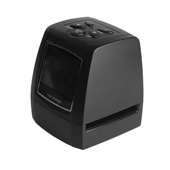 Преносим скенер негативна филм 35/135 мм, конвертор слайд-филм, програма за преглед на цифрови изображения с 2,4-инчов LCD дисплей, свързани към електрическата мрежа на САЩ