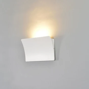 Прости стенни осветителни тела, алуминиеви led стенни осветителни тела, вътрешни стенни осветителни тела за спалнята, хола, коридор, странично осветление AU234