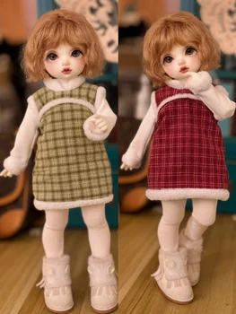 Облекло за кукли BJD подходящ за сладка кукла 1/4, 1/5 от размера на 1/6 рокли, Облекло за кукли BJD 1/4, 1/5 от 1/6 набор от аксесоари за кукли (3 точки)