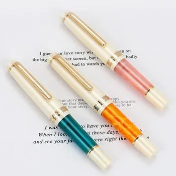 Jinhao 82 Mini, сладка къса преносима имат писалка, Акрил/Пластмасова дръжка за практикуване на калиграфия, подарък за бизнес дръжки