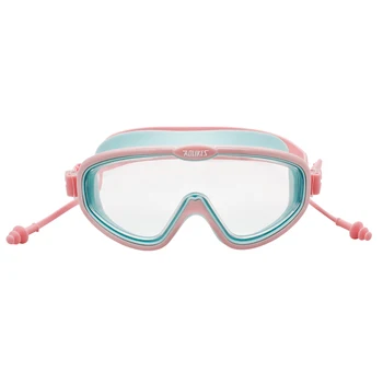 Детски плувни очила Водоустойчив, фарове за мъгла, HD фолио за защита на очите, детски силиконови очила за плуване, слънчеви Очила с затычкой за уши