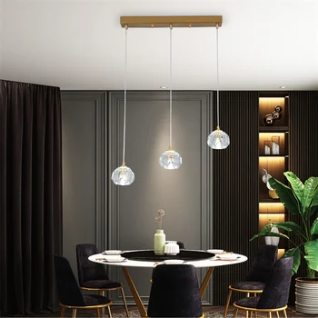 Луксозен полилей Crystal Diamond G9 Led висящи лампи Тавана лампа декорация за хол, трапезария, кухня, Окачен лампа за осветление