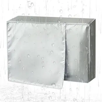 Капак на прозорец на блок климатична Топлоизолация на Капака на външни блокове климатик, Защитен кожух от мръсотия и градушка
