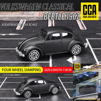 CCA MSZ 1: 64 Volkswagen Beetle Изискана подвесная модел на класически автомобил, статичен модел на автомобила, леене под налягане, колекция от модели автомобили, подарък