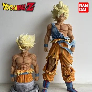 43 см Dragon Ball Z фигурка son Goku аниме фигурка Dbz Gk Супер Сайян Статуетка от PVC Модел кукла украшение са подбрани играчка Gif