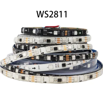 Led лента WS2811 5050SMD RGBIC Dream color lighting с индивидуален адрес 30/48/60 светодиода/m на Лента IP30 /65 /67 DC12V