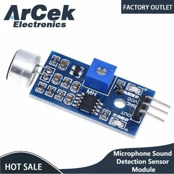 Модул Сензор за Откриване на звука на Микрофона Звуков Сензор Интелигентен на Превозното Средство За Arduino