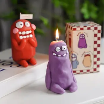 Изработка на производство на анимационни свещи Забавно ароматна свещ за рожден ден, Коледни подаръци, Подарък за рожден Ден Мультяшная момиче Ароматерапевтическая свещ