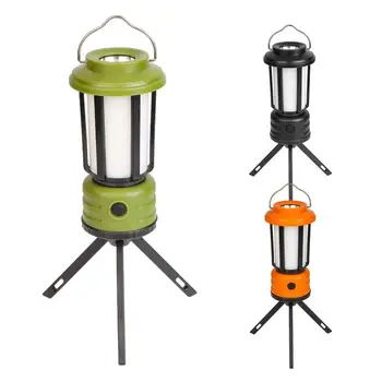 Лампа-фенерче за къмпинг, преносими фенери, екипировка за къмпинг, Здрава led лампа с регулируема стойка за къмпинг