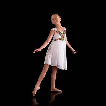 Елегантна лирична рокля на балерина за модерни танци-2022, балетен костюм, 