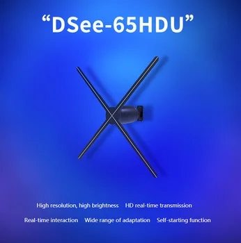 Синхронизация на 3D голограммного led дисплей вентилатор HD Предаване в реално време на Холографски 3d led вентилатор