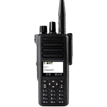 P8660 DP4800 Преносима Радиостанция DMR Цифрови GPS двойна лента Двупосочен Радио приемник VHF/UHF Преносими Високоговорители Заместват Батерия 