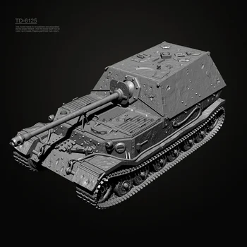 H 65 mm 50 mm 35 mm Комплекти модели от смола безцветен и самосборная фигурка (Танк) TD-6125/3D