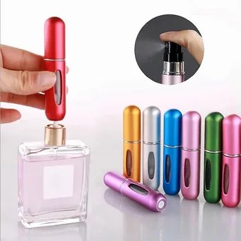 висококачествен Мини-спрей парфюми с обем 5 ml, Преносим Контейнер за течности За козметика, Кран, многократна употреба на Спрей за пътуване