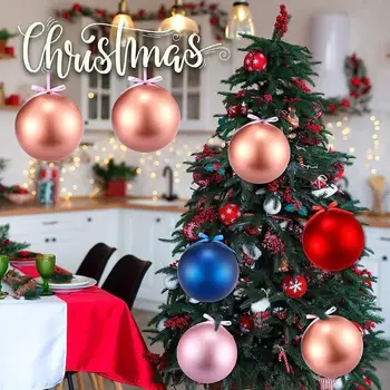 Декорация за коледни топки Банка за бонбони Пластмасови Пълни с Коледен балон Подвесное украса на Коледни декорации Подарък кутия Коледен декор