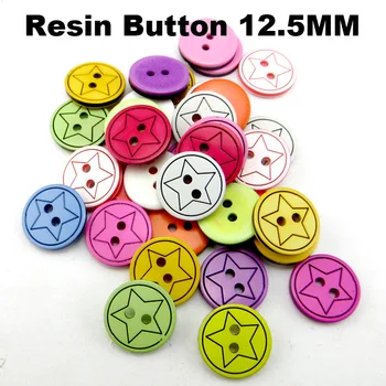 100ШТ, 12,5 ММ, Разноцветни копчета във формата на звездички, риза, палто, Ботуши, Аксесоари за шиене на дрехи, Копчета за декорации на дрехи R-594
