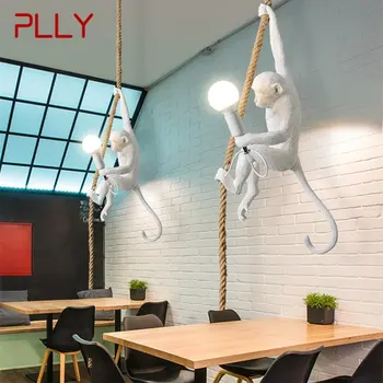 Висящи лампи PLLY Модерна и креативна нова декоративна форма на маймуна за домашна трапезария