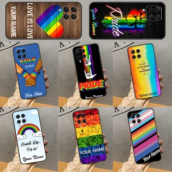 гордостта на ЛГБТ Персонализирани Името на Калъф За мобилен Телефон Samsung Galaxy M20 M13 M23 M33 M53 M32 M11 M12 М31 M51 M21 M34 M54 M30s M31s