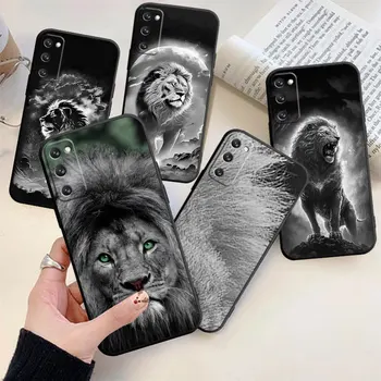 Животни Лъвовете Калъф за мобилен телефон Samsung S23 S21 S22 Ultra S20 FE A52 A51 A52 A73 A12 A13 A50 Note 10 TPU Калъф Fundas