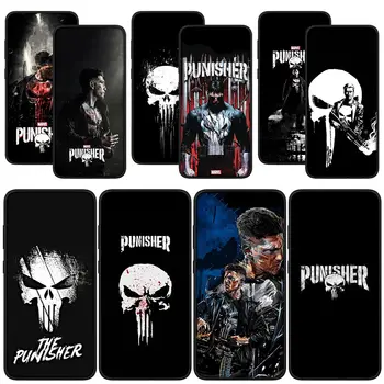 Калъф за мобилен телефон The Punisher Marvel Cash за Huawei Nova 3i 3 5t 2и 2 4E 7 SE Mate 10 20 P20 P30 Pro P10 Lite Мек калъф