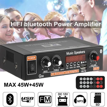 800 W Аудио Усилвател G30 Digital Home Мощен Bluetooth, Hifi Стерео Субуфер Amplificador Музикален Плеър, Поддръжка на TF FM, AUX