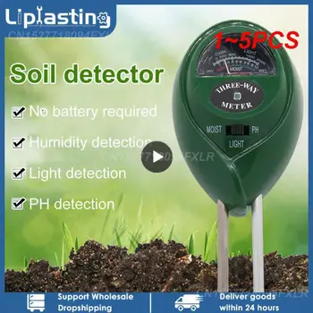 1 ~ 5ШТ In1 влага, слънчева светлина, PH-метър, киселинност на почвата, влажност, светлина, PH-тест Градински цветя, растения, тест на влажност