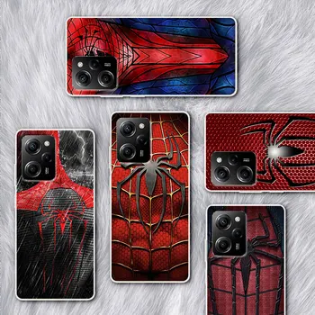 Калъф Герой Spider-Man на Корпуса за Xiaomi Poco X5 X3 NFC Case M4 Pro X4 5G Pocophone F1 M3 F3 F2 M2 Прозрачен Силиконов Калъф За Телефон