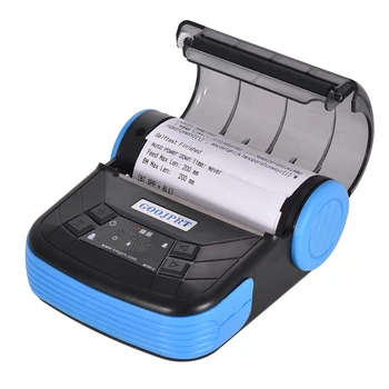Портативен и лек термопринтер GOOJPRT MTP-3 80 mm БТ за печат на разписки в супермаркетите
