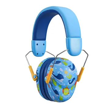 Защита на ушите за деца, Шумоподавляющие слушалки за защита на уши, слушалки за деца с регулируеми нива на шум 25 db, сигурност
