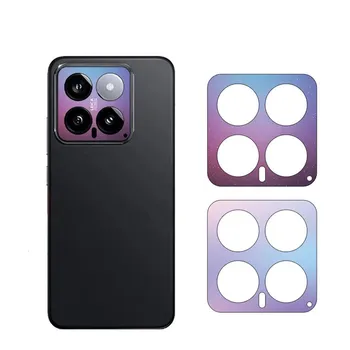 2 ЕЛЕМЕНТА Цветна Гидрогелевая Обвивка на Обектива на Камерата, За Xiaomi 14PRO заден Протектор на Екрана, За да Xiaomi 14 14pro 3M Защитно Фолио, Стикер