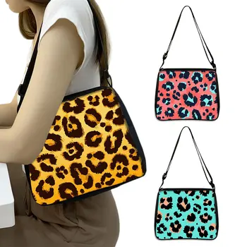Популярната чанта за подмишниците с леопардовым модел 2021 г., женски регулируеми чанта през рамо за пътуване, дамски чанти-месинджър, преносими чанти-клатчи в подарък