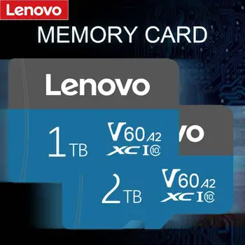 Новата Карта на Lenovo 2TB Micro SD Memory Card 512GB U3 Флаш Карти SD Card 1TB TF SD Card 4K Ultra HD TF Карти За КОМПЮТЪР на Телефона Дрона Игри