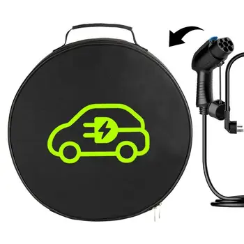 чанта за автомобилния свързващ кабел, органайзер за съхранение на автоинструментов, чанта за свързващ кабел батерия електрически превозни средства, водоустойчива чанта за съхранение