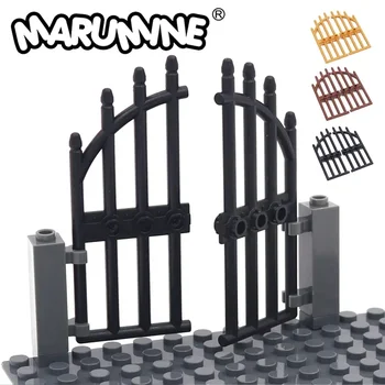 Marumine MOC Bricks Вратата 1x4x9 Аксесоари За Извити Железни Порти, Съвместими с 42448 Градивните Елементи на City Street View, Информация замъка