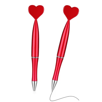 2 елемента химикалки във формата на сърце за Свети Валентин за деца, жени, колеги, отлични удобства за партита