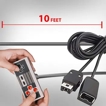 2 ЕЛЕМЕНТА е най-Добрият контролер 3-Метров кабел Слот удължителен кабел Mini Edition за NES, SNES Classic