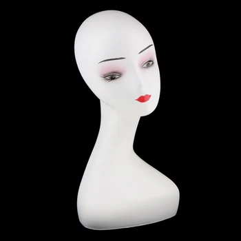 Косметологический Манекен Модел На Главата Шапка Шапка Шал Притежателя На Дисплея Бижута Стабилна Поставка