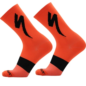 Чорапи за колоездене Професионално колоездене чорапи Дишащи Състезателни чорапи МТБ Чорапи за конна езда, Колоездене, Футбол спортни чорапи Баскетболни чорапи Мъжки