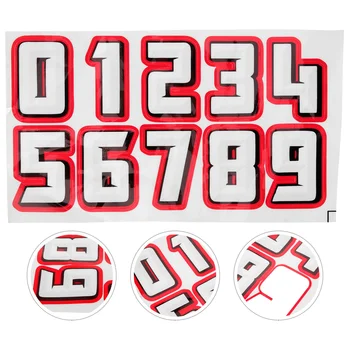 Самозалепващи Футболни Стикери Номер Дизайн На Декоративни Стикери, Бейзболни Етикети Регистрационни Етикети