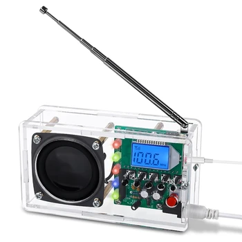 Комплект FM радио, радио за заваряване на проекта с led светкавица, комплект за радио 