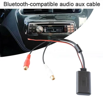 Авто Универсален безжичен BT-Съвместим 5.0 модул Музикален адаптер 2Rca Aux аудио кабел Аксесоари за авто електроника