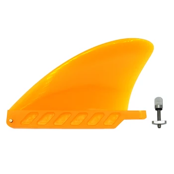 Нов 4,6-инчов централен перка Soft Flex с винт бял цвят за надуваем сърф Air Sup Long Board