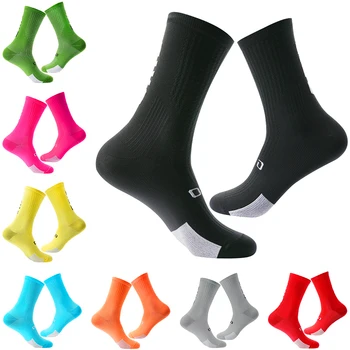 удобни професионални чорапи за минни, нови спортни чорапи, компресия чорапи за колоездене, чорапи за състезания по колоездене, calcetines ciclismo hombre