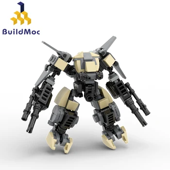 Buildmoc BattleTeched Военна Броня Роботи-Паяци Идеи MOC Набор от Градивни Блокове на детски Играчки, Детски Подаръци, Играчки 176 бр. Тухли