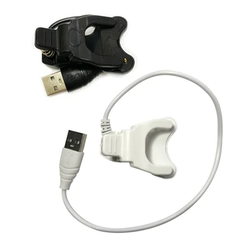 2-пинов 9-мм кабел за зареждане със скоба за smart-часовници, гривни, USB-зарядно устройство