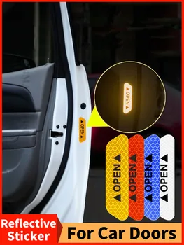 Универсален Модерен Креативна Светоотражающая стикер на вратата на колата Стикер на багажника за Седан Купе и Хечбек Suv от Тунинг странично декор на купето