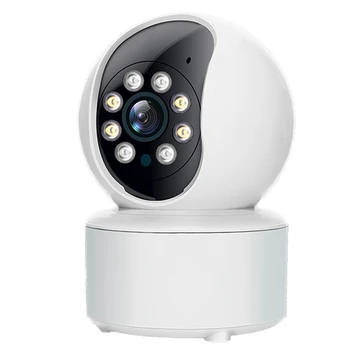 Безжична камера за помещения, Панорамна 360 мобилна камера за дистанционно наблюдение, штепсельная вилица САЩ