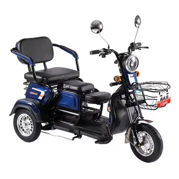 Нова триколка електрически мотоциклет за възрастни и за възрастните хора, за да изтеглят и да ескортират деца